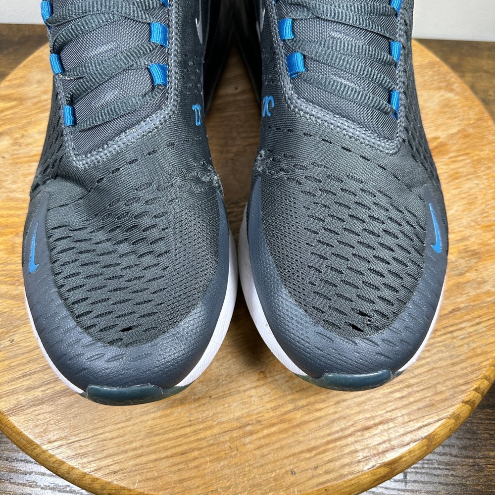 Nike Air Max 270 Men's Athletic Shoes Black Blue Gray Size 12 FV0380-001 - Picture 4 of 10